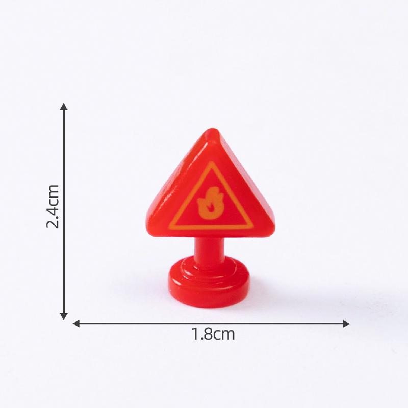 Tiểu cảnh ô tô, biển báo giao thông Q-version, DIY, phụ kiện bàn tiểu cảnh mini thu nhỏ (ZC-264)