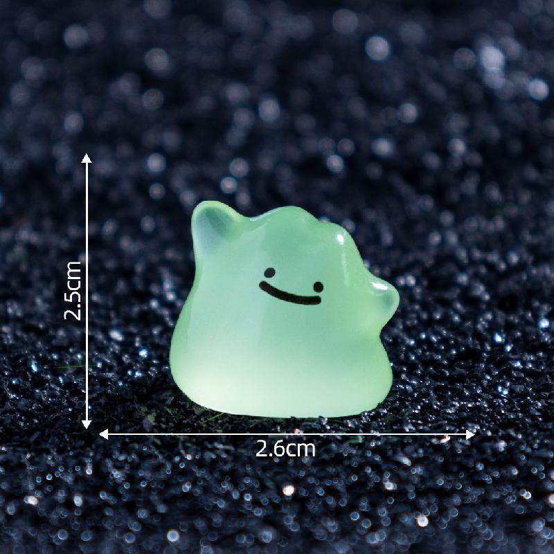 Tiểu cảnh quái vật biến hình phát sáng DIY, phụ kiện tiểu cảnh mini resin treo bàn cute (ZC-1344)
