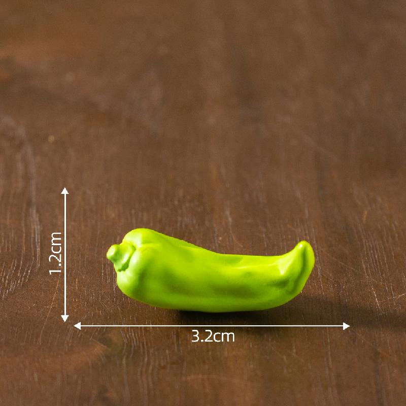 Tiểu cảnh bí ngô, ớt giả ăn được DIY, kẹp tóc, phụ kiện tiểu cảnh mini (ZC-681)