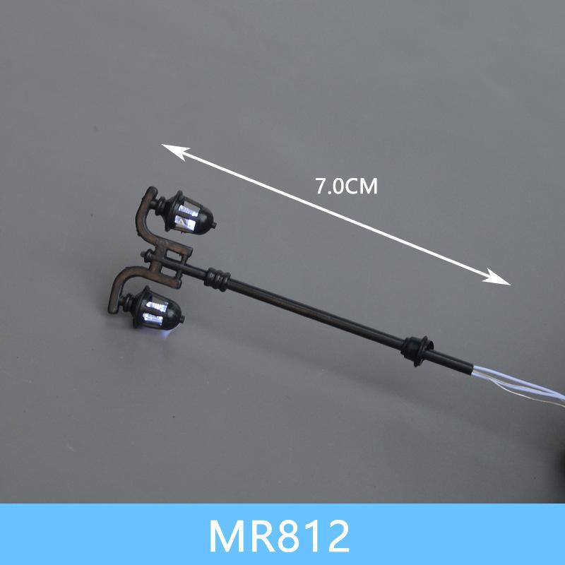 Phụ Kiện Mô Hình Đèn Sân Vườn Mini Đơn Đầu Hai Đầu 3V (MH-169)