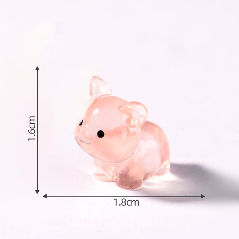 12 con giáp phát sáng – Bộ sưu tập con giáp mini dạ quang, trang trí tiểu cảnh (M-1369)