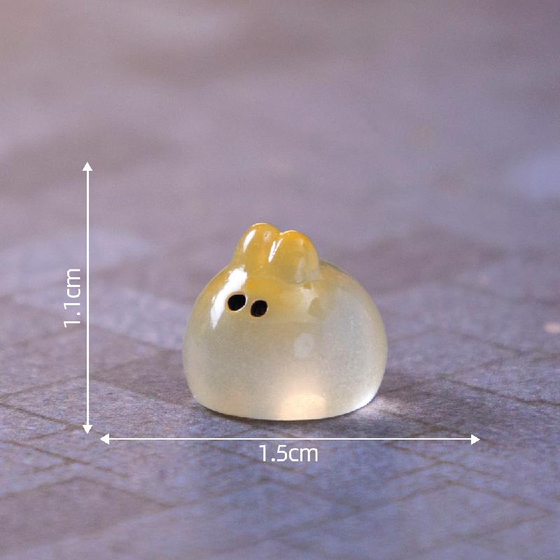 微景观创意小嫦娥兔子中秋节日造景 DIY装饰品配件微缩迷你小摆件