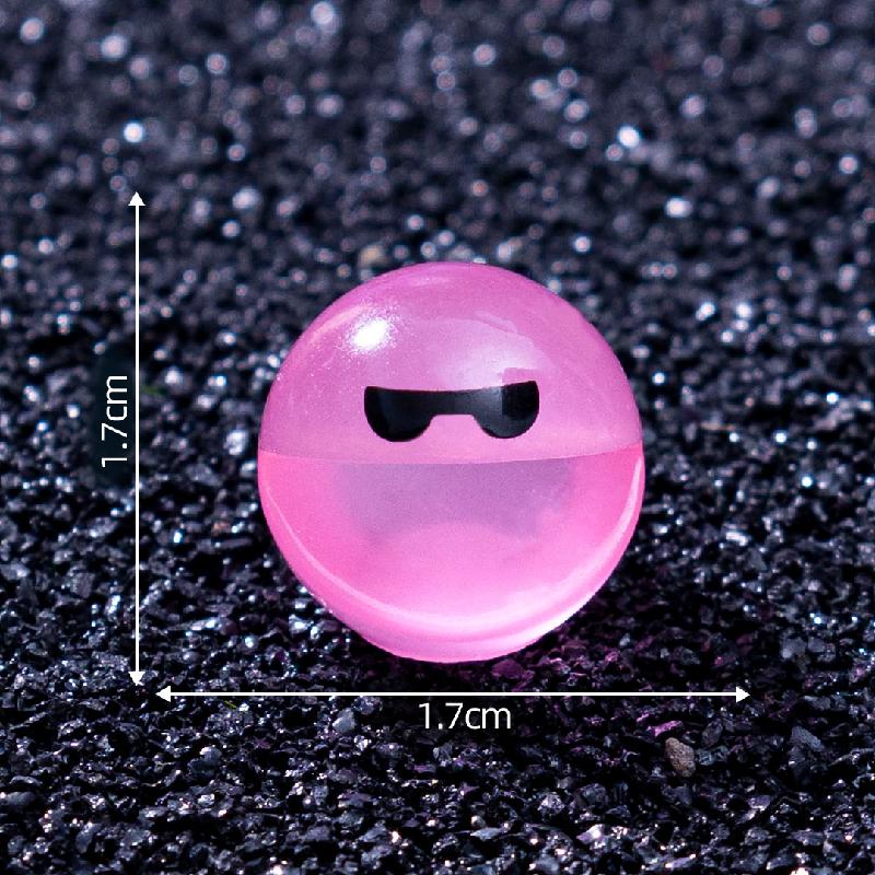 Tiểu cảnh người hạt đậu phát sáng DIY, phụ kiện tiểu cảnh mini resin treo bàn garden đáng yêu cute (ZC-1448)