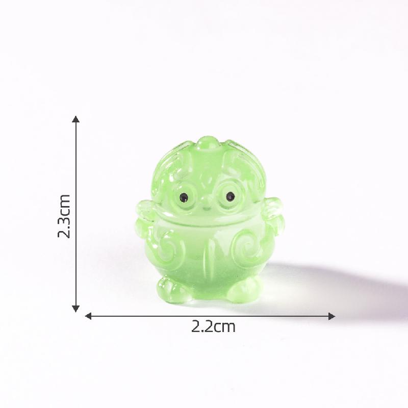 微景观创意复古夜光青铜器斛鼎 DIY装饰品挖宝配件迷你桌面小摆件