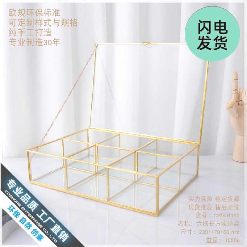 Chậu Đa Giác Hộp kính nhiều ngăn đựng trang sức (DG-85)