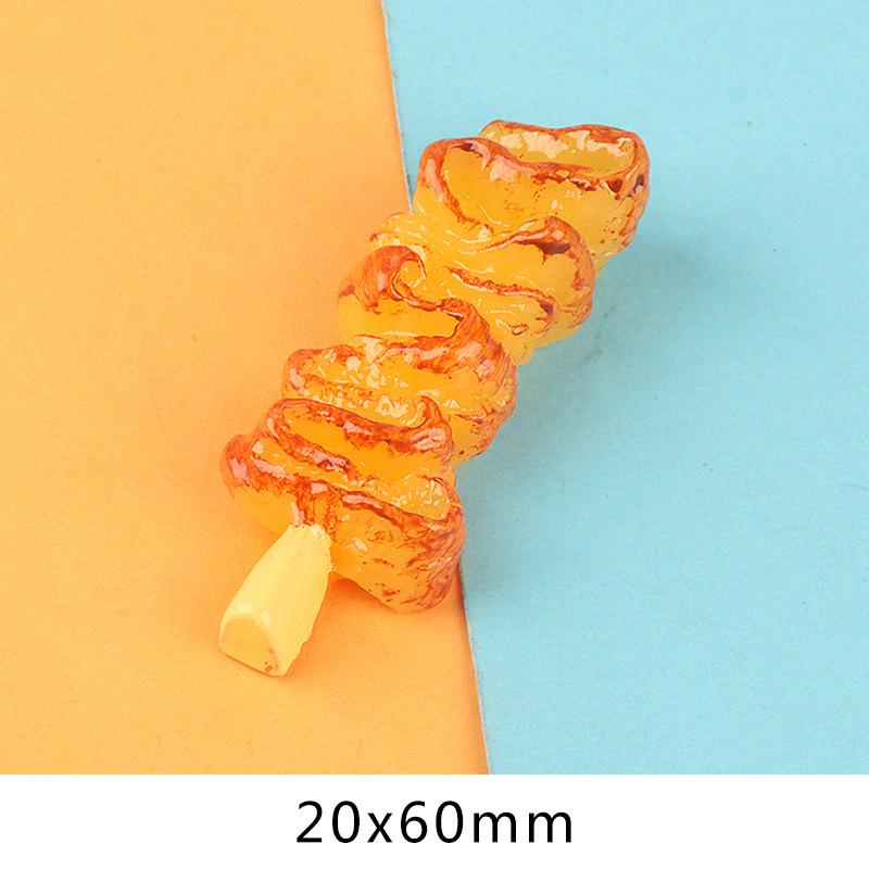 树脂食完摆件仿真烤串趣味微缩食完 冰箱贴摆件过家家食完批发