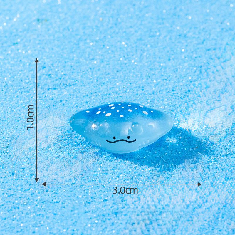 Tiểu cảnh cá đuối phát sáng DIY, phụ kiện tiểu cảnh mini bể cá resin garden cute micro (ZC-1386)