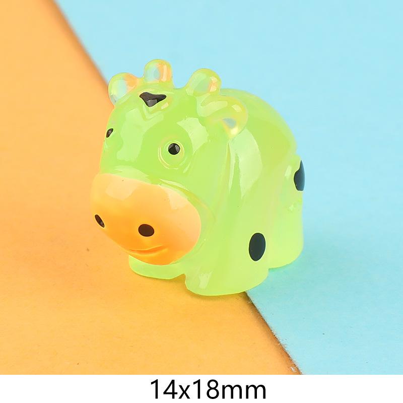 Charm bò sữa phát sáng DIY trang trí điện thoại (FF-482)
