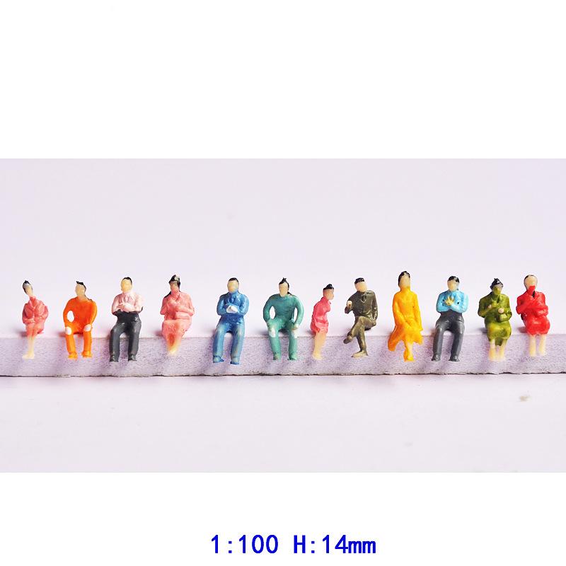 Phụ Kiện Mô Hình Mô Hình Người Ngồi Tí Hon Tỷ Lệ 1:87-1:100 (MH-49)