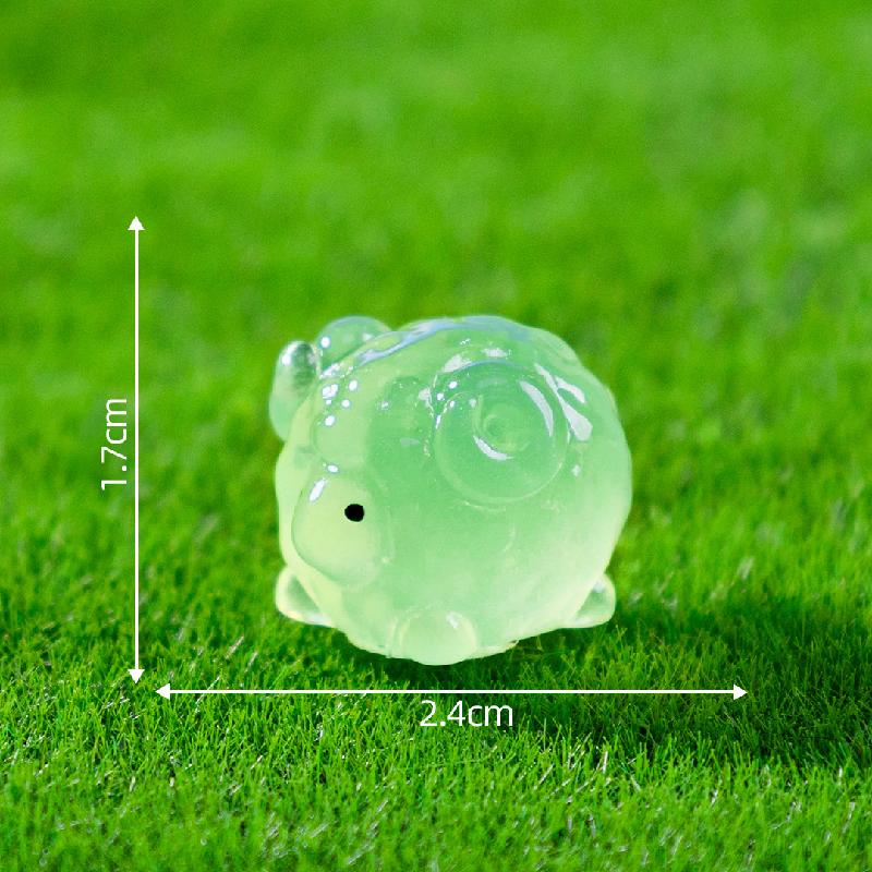 Tiểu cảnh cừu nhỏ phát sáng DIY, phụ kiện tiểu cảnh mini resin treo bàn garden đáng yêu (ZC-1427)