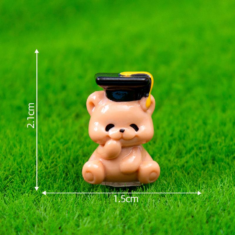 Tiểu cảnh ếch và cú mũ tiến sĩ DIY, phụ kiện tiểu cảnh mini treo bàn garden cute (ZC-1115)