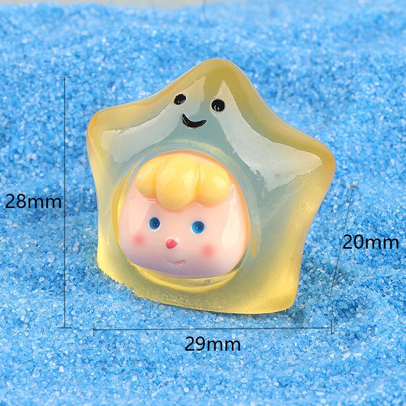 Charm sinh vật biển phát sáng DIY trang trí để bàn (FF-10)
