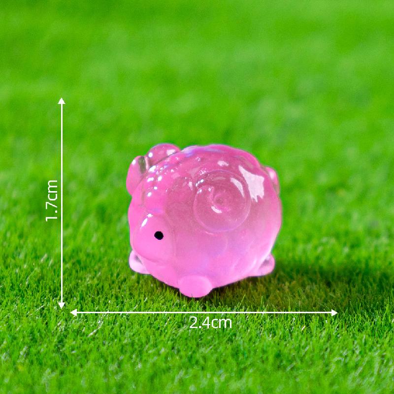 Tiểu cảnh cừu nhỏ phát sáng DIY, phụ kiện tiểu cảnh mini resin treo bàn garden đáng yêu (ZC-1427)