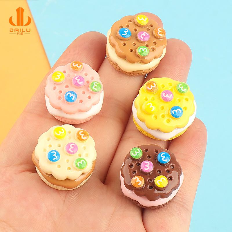 Charm M&M & bánh ngọt DIY trang trí vỏ điện thoại (FF-502)