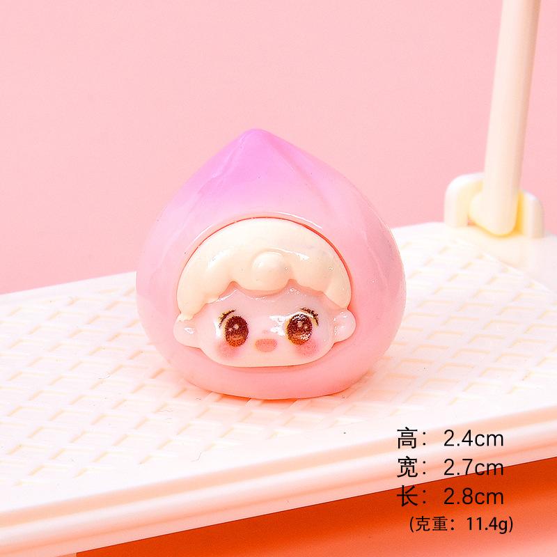 Trái cây hoạt hình resin mini, mô hình để bàn, nhà búp bê (NX-606)