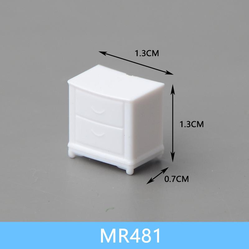 Bộ Nội Thất Phòng Tắm Mini Tỷ Lệ 1:75 (MH-104)