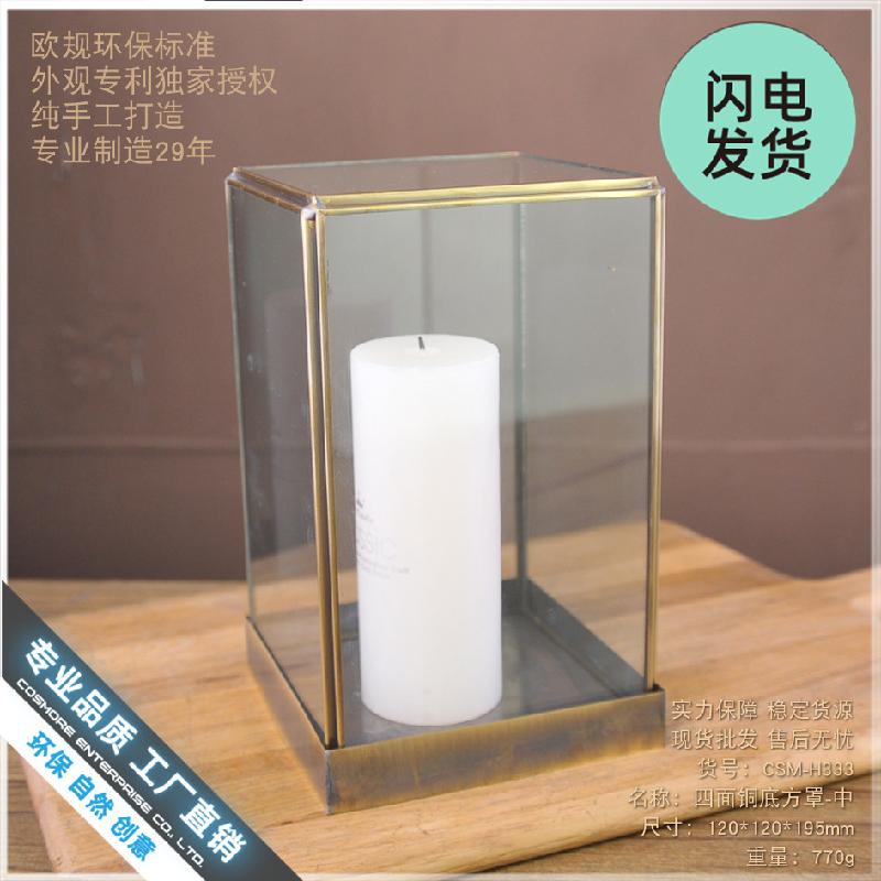 Chậu Đa Giác Chụp kính hình học decor phòng khách (DG-121)