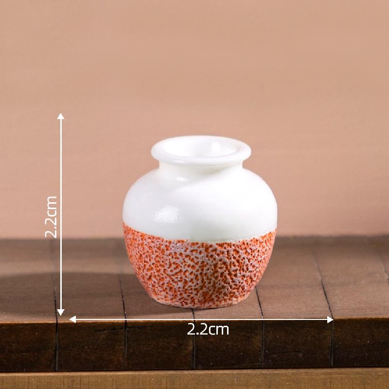 Tiểu cảnh bình hoa nhiều màu DIY, phụ kiện tiểu cảnh mini treo bàn resin garden cute (ZC-1419)