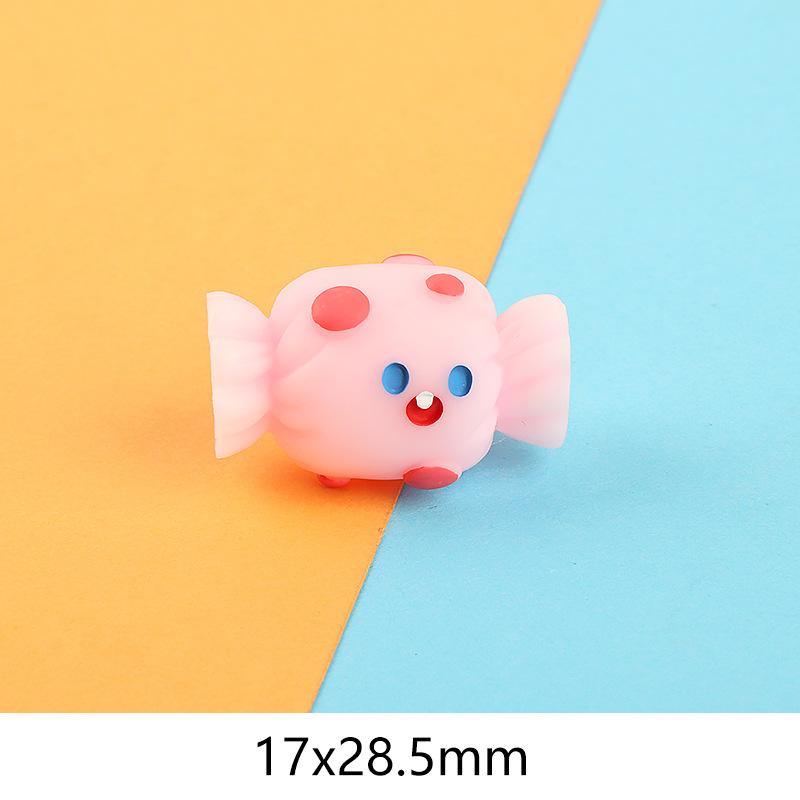 3d立体仿真表情糖果树脂饰品配件 diy奶油胶手机壳发夹材料包批发