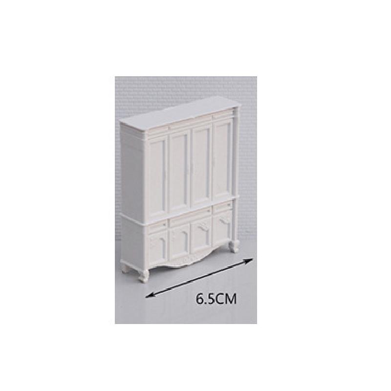 Tủ Quần Áo Mini Mô Hình Nội Thất Tỷ Lệ 1:20 (MH-106)
