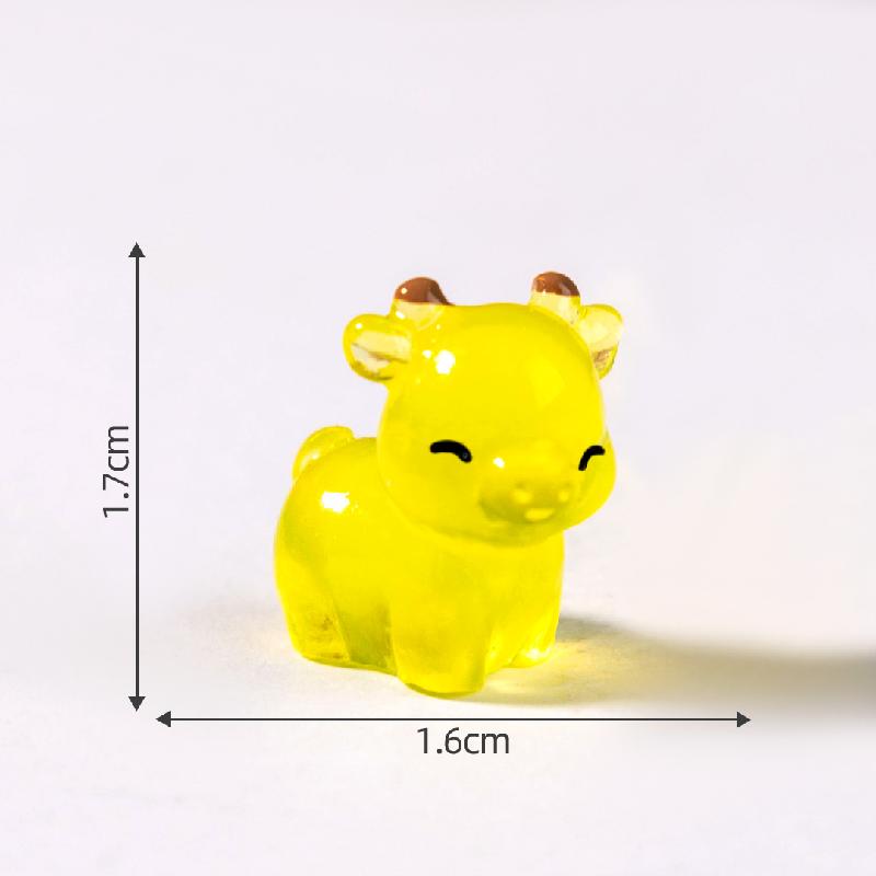 12 con giáp phát sáng – Bộ sưu tập con giáp mini dạ quang, trang trí tiểu cảnh (M-1369)
