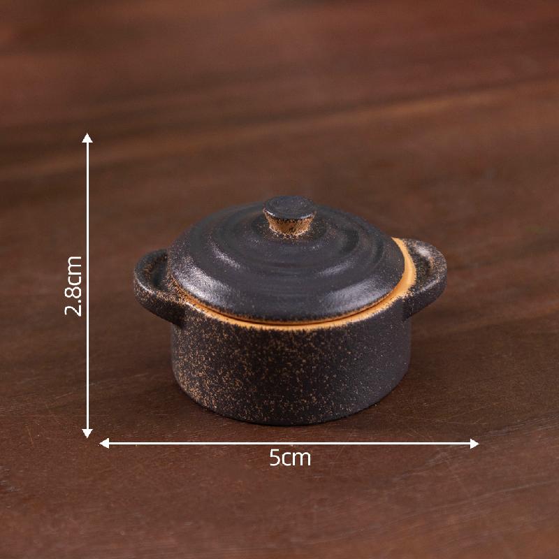 Tiểu cảnh bát, nồi giả ăn được DIY, phụ kiện bàn tiểu cảnh mini (ZC-742)