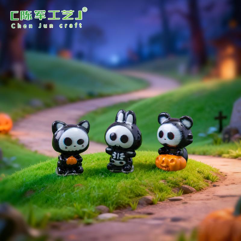 Phụ Kiện Tiểu Cảnh Thú nhỏ đầu lâu Halloween mini trang trí tiểu cảnh (PK-689)