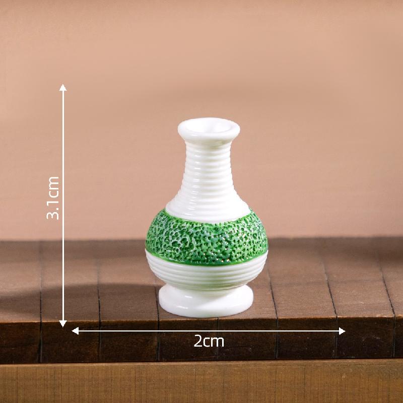 Tiểu cảnh bình hoa nhiều màu DIY, phụ kiện tiểu cảnh mini treo bàn resin garden cute (ZC-1419)