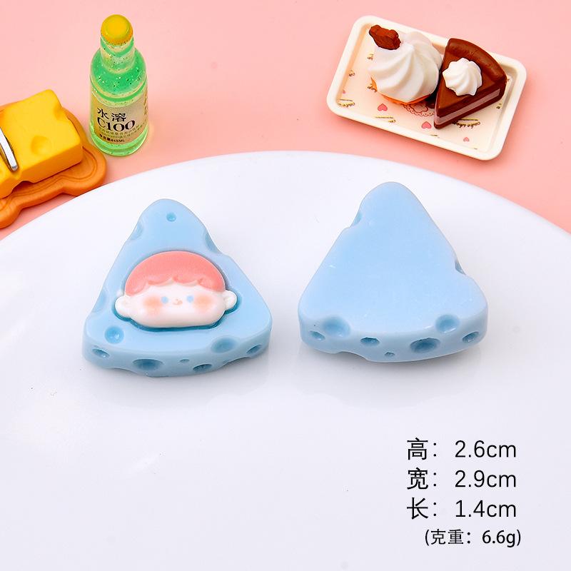 Phô mai Cheese resin DIY, phụ kiện kem giả, dép Crocs, nam châm tủ lạnh (NX-601)