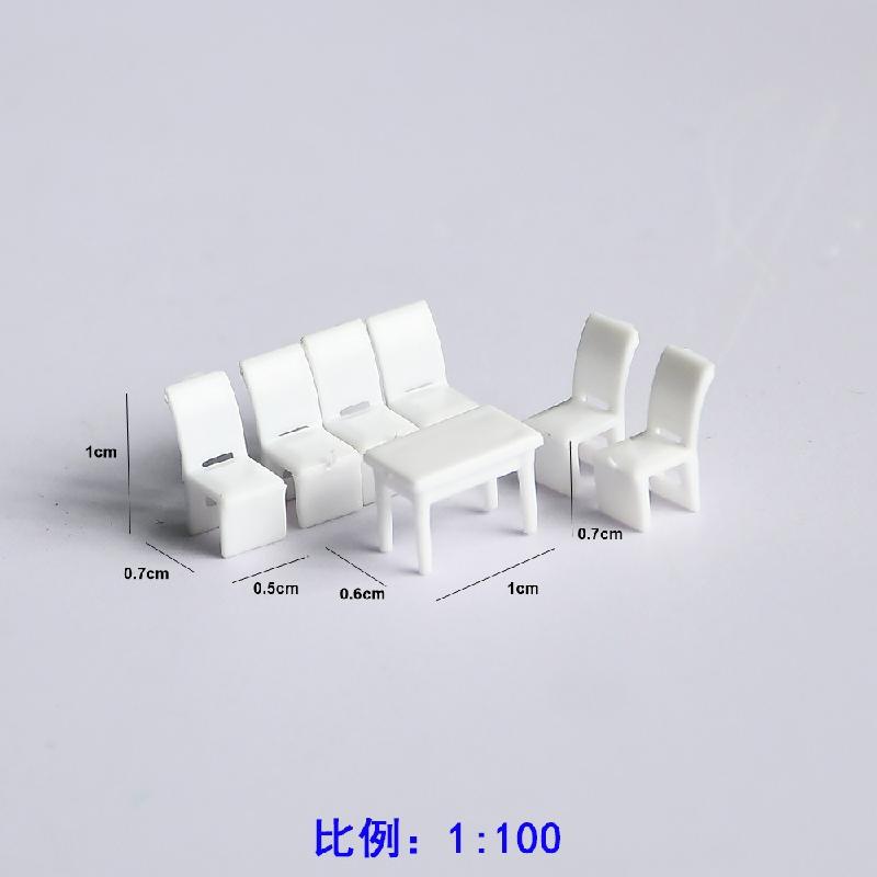 Bộ Bàn Ăn Nội Thất Mini Tỷ Lệ 1:50-1:100 (MH-93)