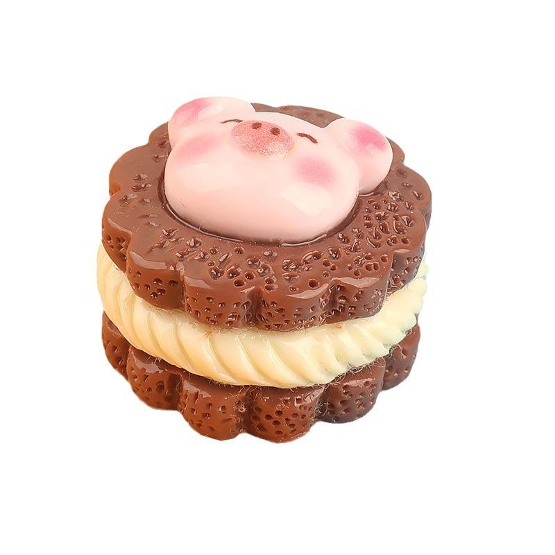 Charm bánh quy kẹp heo DIY trang trí vỏ điện thoại (FF-255)