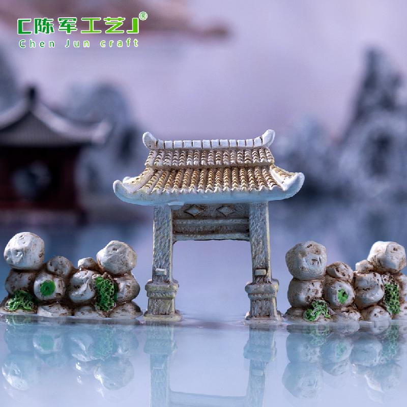 Phụ Kiện Tiểu Cảnh 微景观创意木栅栏小桥园艺造景 DIY装饰品配件迷你微缩场景小摆件