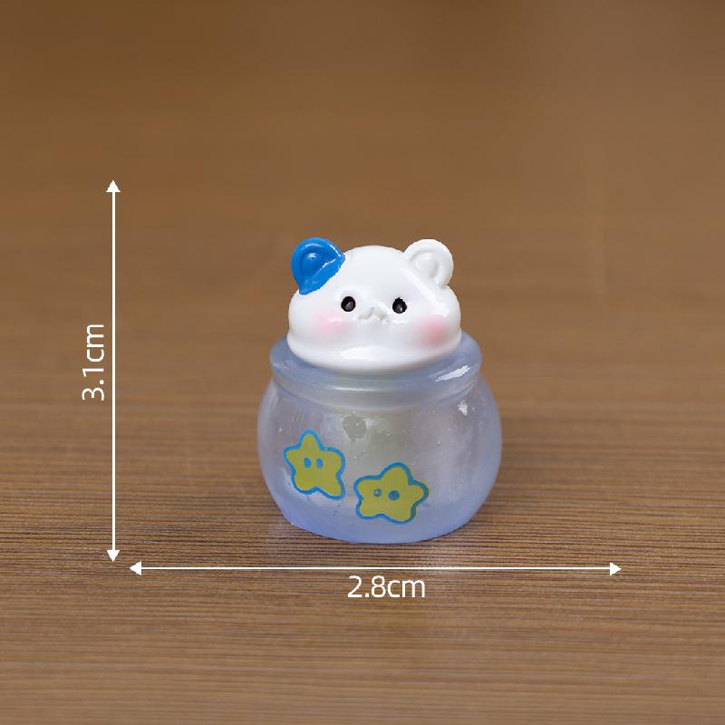 Tiểu cảnh thỏ nhỏ kem DIY, phụ kiện tiểu cảnh mini bàn garden food resin micro cute (ZC-1393)