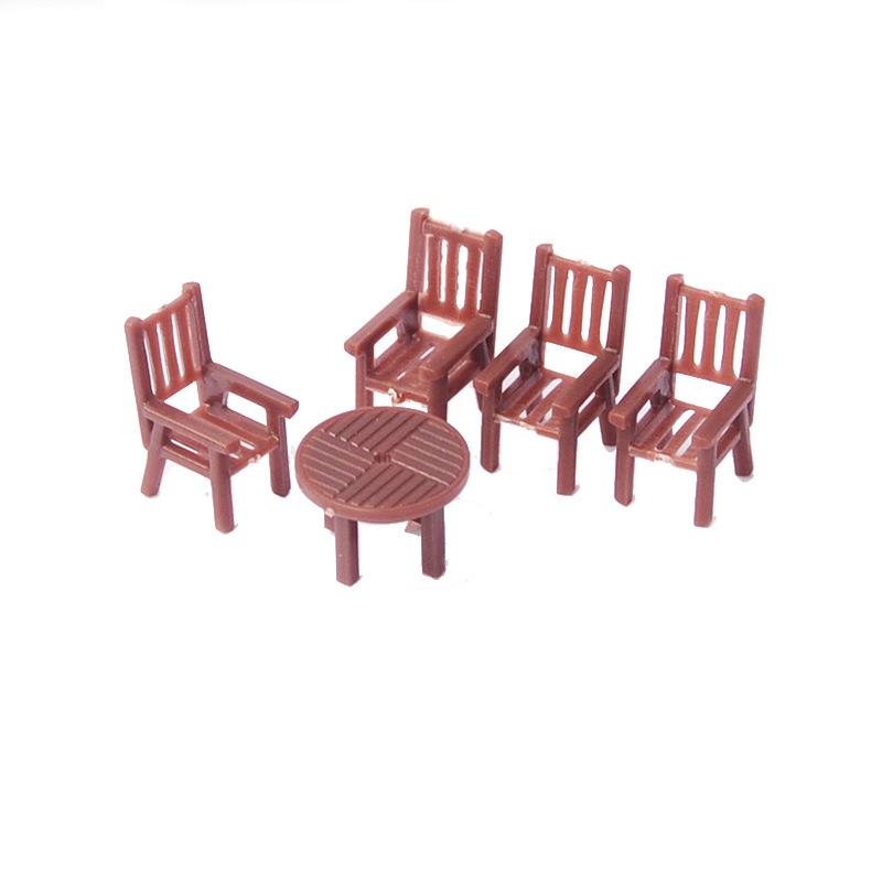 Bộ Bàn Ghế Ngoài Trời Mini Mô Hình (MH-25)