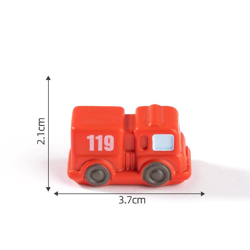 Tiểu cảnh xe cứu hỏa, xe tải, đường phố DIY, phụ kiện tiểu cảnh mini thu nhỏ (ZC-753)
