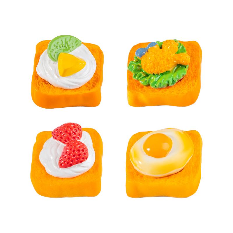 Tiểu cảnh sandwich giả lập DIY, phụ kiện tiểu cảnh mini resin ice cream clip treo bàn đáng yêu cute (ZC-1482)
