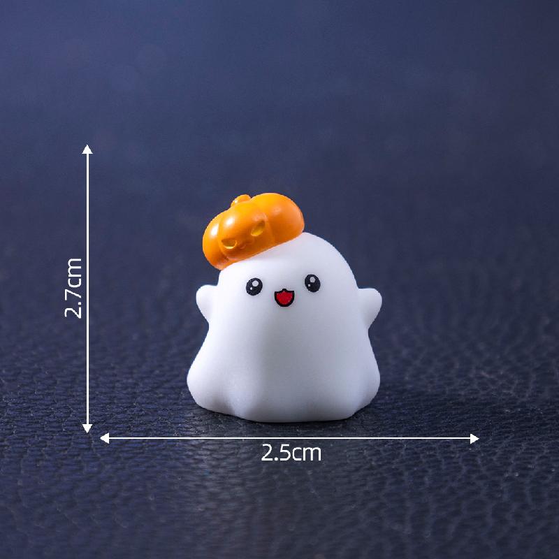 Tiểu cảnh Halloween: ma, bí ngô DIY, phụ kiện bàn tiểu cảnh mini đáng yêu (ZC-469)