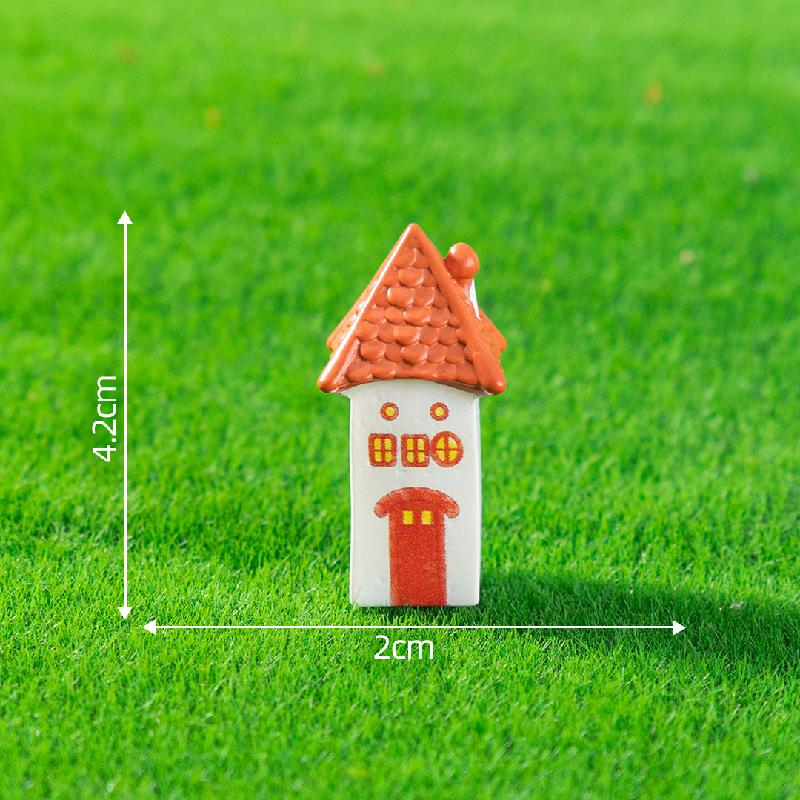 Tiểu cảnh nhà làng châu Âu cổ điển, DIY, phụ kiện bàn tiểu cảnh mini phong cách vintage (ZC-193)