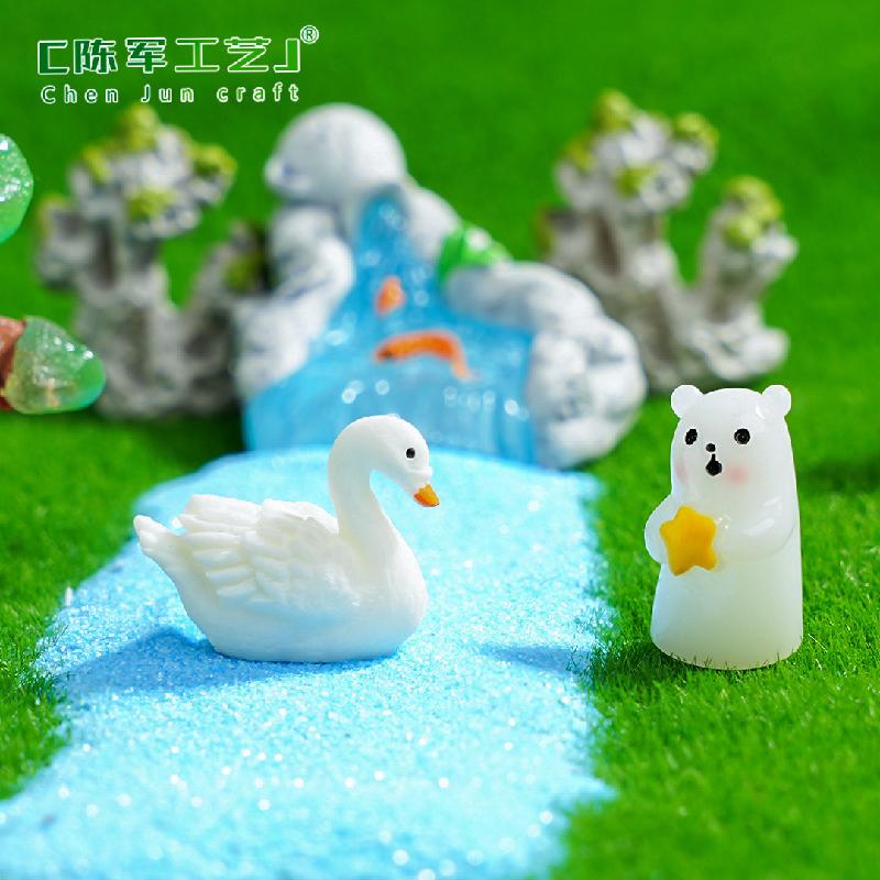 Phụ Kiện Tiểu Cảnh 微景观创意夜光梦幻森林园艺造景 DIY装饰品配件迷你生态瓶小摆件