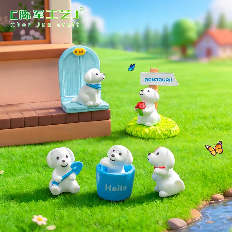 Phụ Kiện Tiểu Cảnh Chó Biển Chỉ Đường Mini Trang Trí (PK-182)