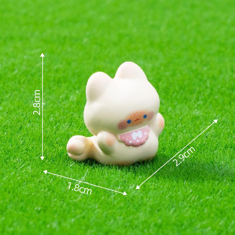 Mèo Xiêm mũm mĩm mini trang trí nhà búp bê (PK-711)