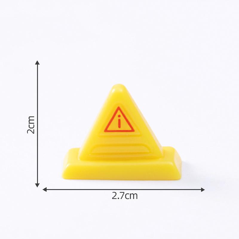 Tiểu cảnh ô tô, biển báo giao thông Q-version, DIY, phụ kiện bàn tiểu cảnh mini thu nhỏ (ZC-264)