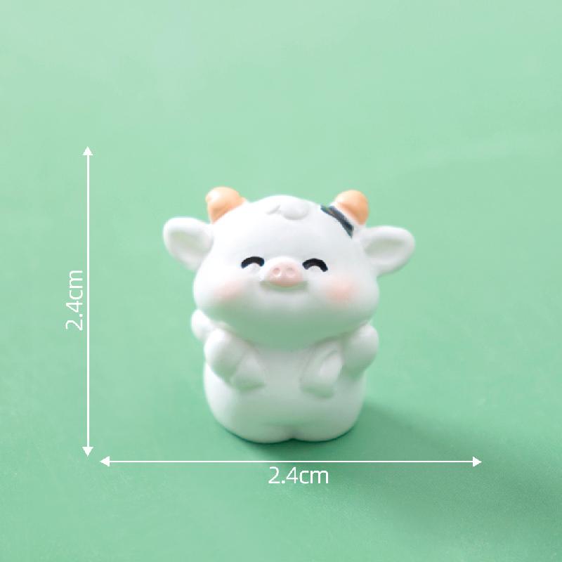 Tiểu cảnh bò trồng cỏ DIY, phụ kiện tiểu cảnh mini xe bàn garden, cute micro landscape (ZC-1132)