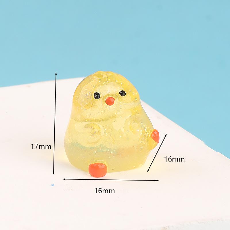 Charm gà mini DIY tiểu cảnh xe hơi (FF-369)