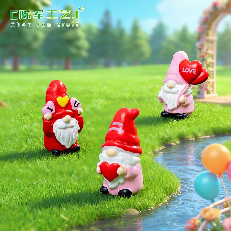 Phụ Kiện Tiểu Cảnh Chú Lùn Valentine Mini Trang Trí (PK-246)
