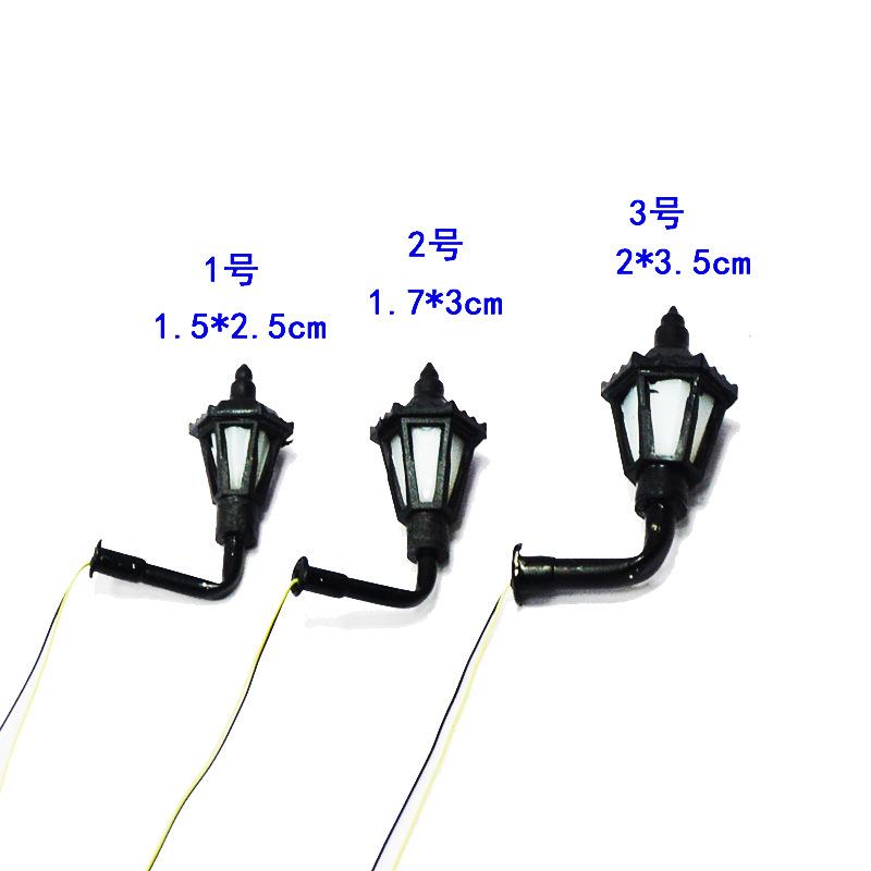 Phụ Kiện Mô Hình Đèn Tường Sân Vườn Mini Có Đèn 3V (MH-115)