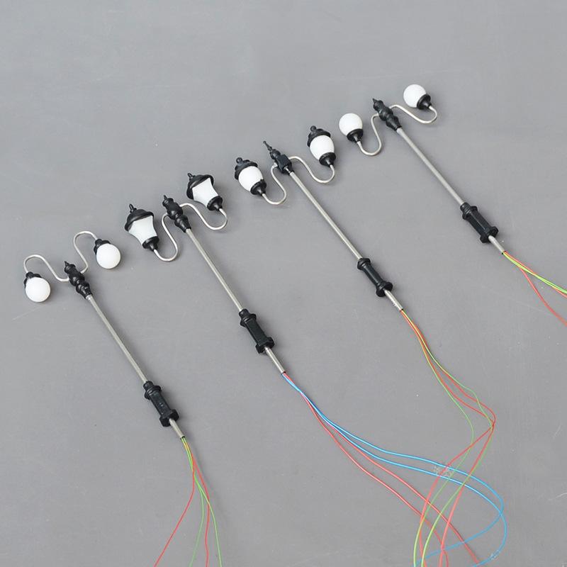 Phụ Kiện Mô Hình Đèn Đường LED Hai Đầu Mini Mô Hình (MH-132)