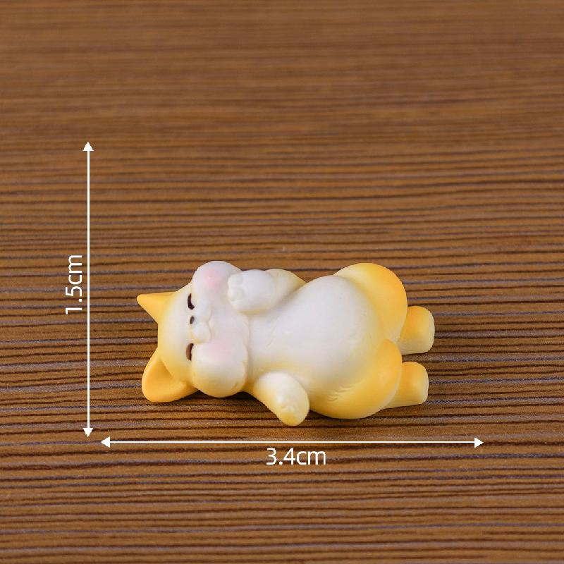 Tiểu cảnh Corgi mập DIY, phụ kiện tiểu cảnh mini treo bàn thu nhỏ đáng yêu (ZC-1101)