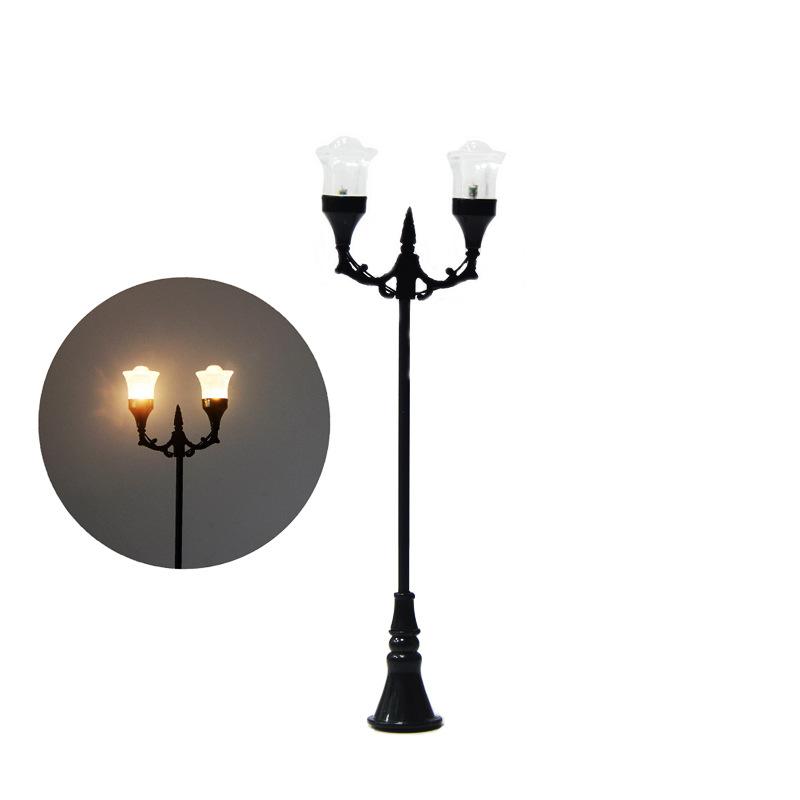 Đèn Đường Hai Đầu Mini Mô Hình 3V (MH-85)