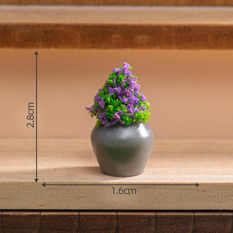 Tiểu cảnh cây cảnh mini giả, lọ sinh thái DIY, phụ kiện treo bàn tiểu cảnh mini (ZC-497)